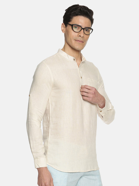 Off-White Short Kurta