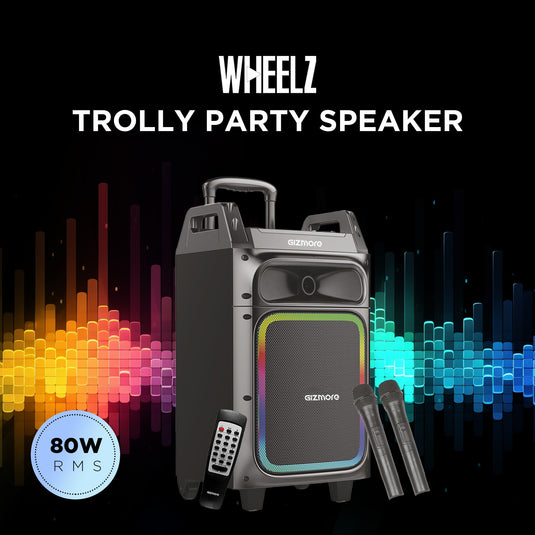 GIZMORE T5000Pro 80W Trolley Party Speaker