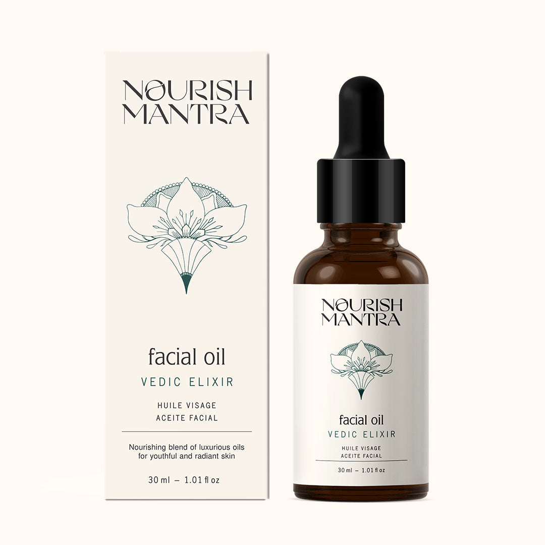 Vedic Elixir Facial Oil - Nourish Mantra India