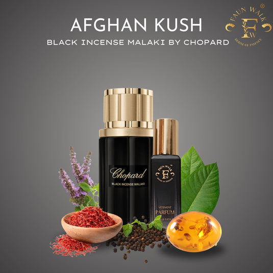 AFGHAN KUSH (SIMILAR TO BLACK INCENSE MALAKI BY CHOPARD)