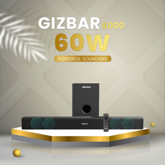 GIZMORE BAR6000 60W RMS Wired Soundbar