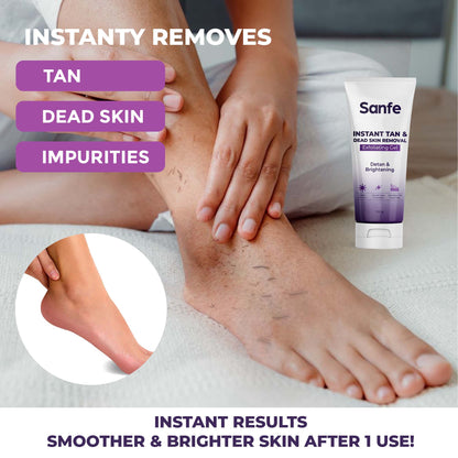 Sanfe Instant Tan & Dead Skin Removal Exfoliating Gel