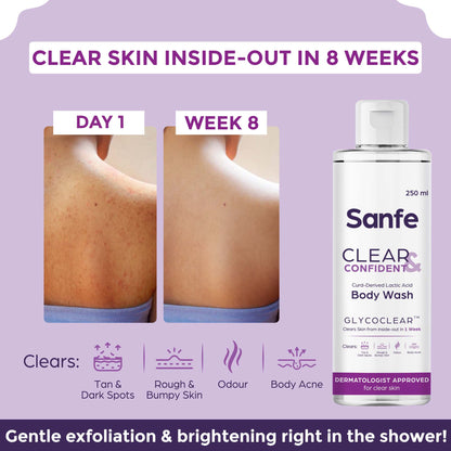 Sanfe Glycolic Acid Body Wash