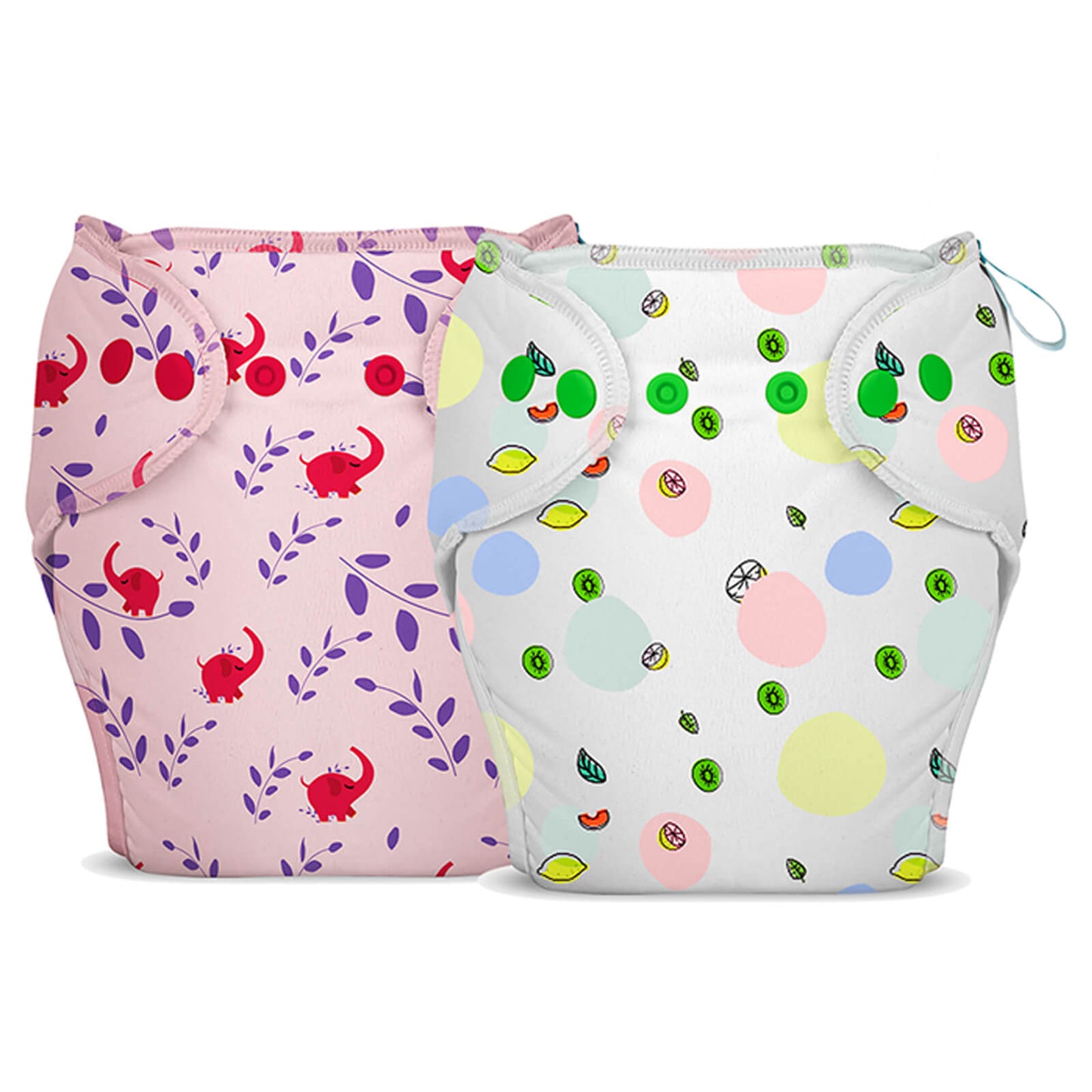 2 Piece Pack of New & Improved Smart Nappy for 4-9 months old Infants (Size SM)