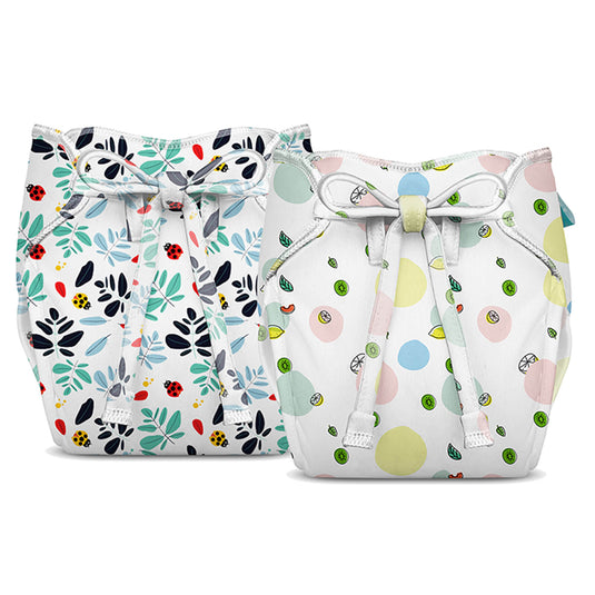 2 Piece Pack of New & Improved Smart Nappy for 0-3 months old Infants (Size XS)