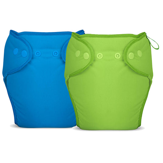 2 Piece Pack of New & Improved Smart Nappy for 4-9 months old Infants (Size SM)