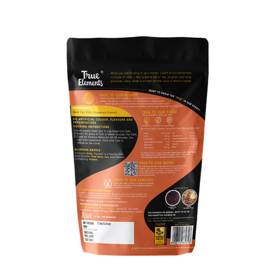 True Elements Steel Cut Oats 1.5kg