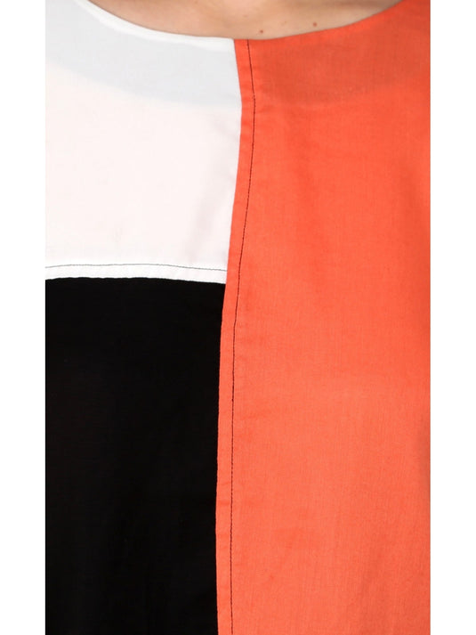 Pannkh Women's Colour Block Top