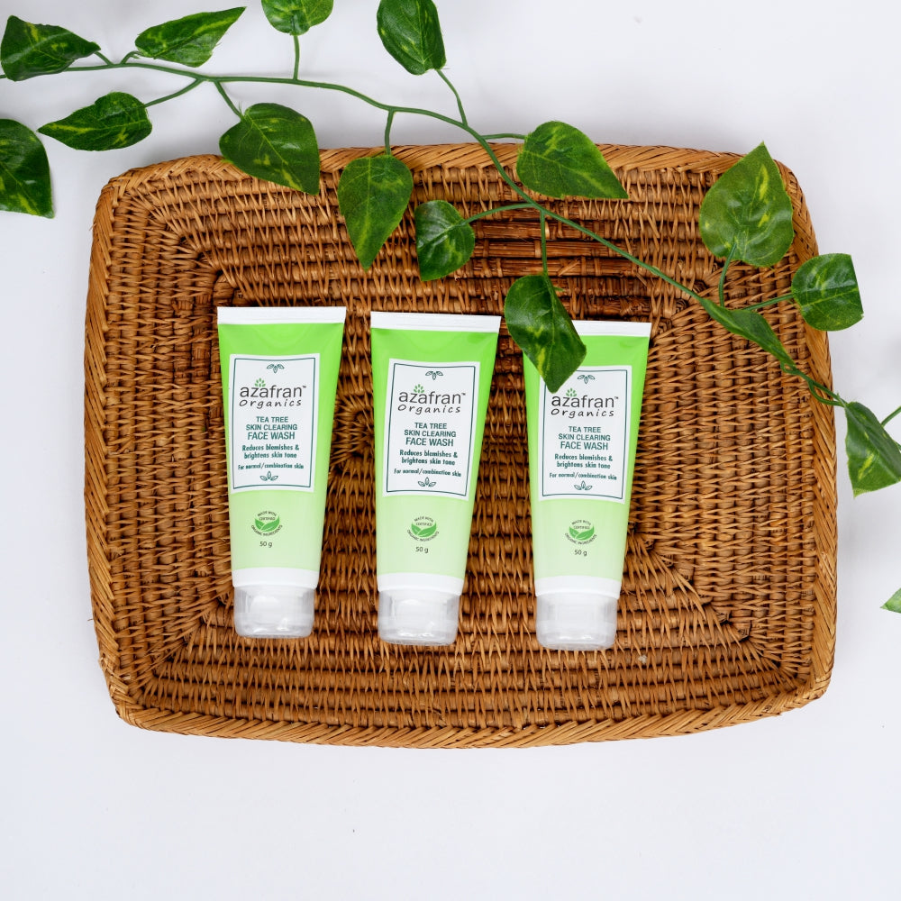 Organic Tea Tree Skin Clearing Face Wash