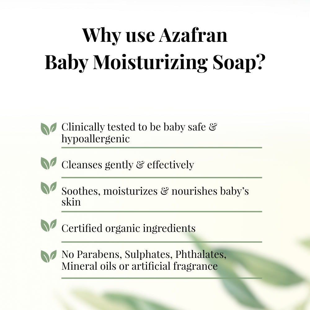 Azafran Baby Moisturizing Soap