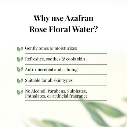 Organic Rose Floral Water