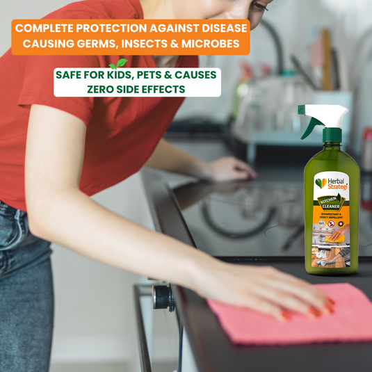 Herbal Kitchen Cleaner, Disinfectant & Insect Repellent | Product Size: 500 ml, 2 ltrs, 5 ltrs