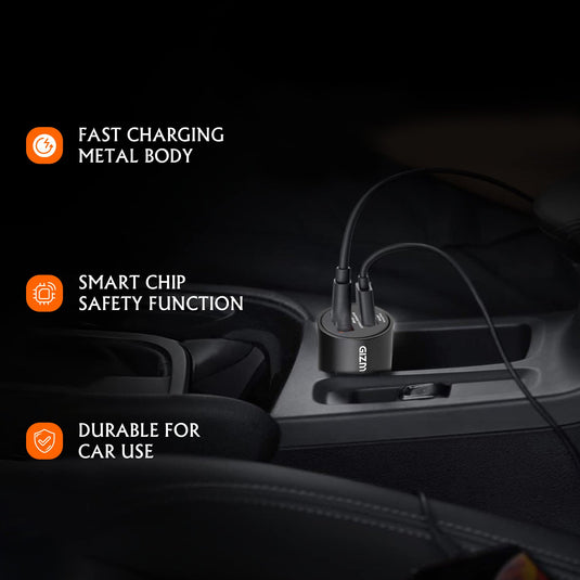 GIZMORE 38W Super-Fast Car Charger