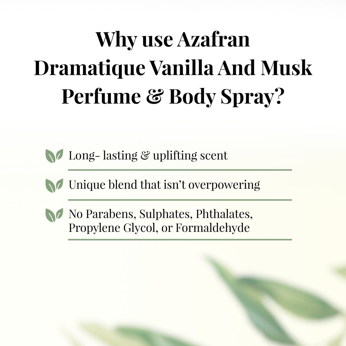 Active Botanicals Fragrances - Dramatique Vanilla And Musk