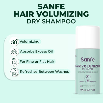 Sanfe Hair Volumizing Dry Shampoo - 25ml (Pack of 4)