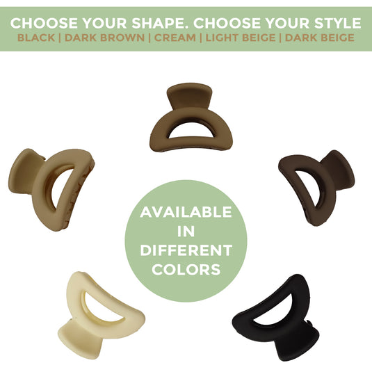 Prolume D Shape Hair Clutchers Clips For Hair