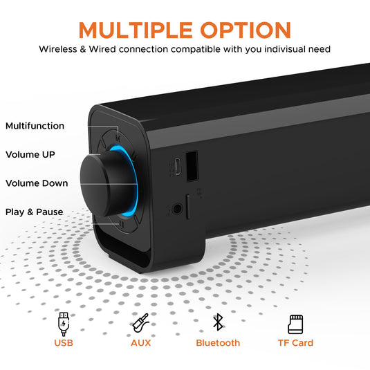 GIZMORE BAR1000 10 W Portable Bluetooth Soundbar