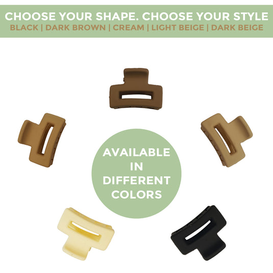 Prolume Rectangle Shape Hair Clutchers Clips For Hair
