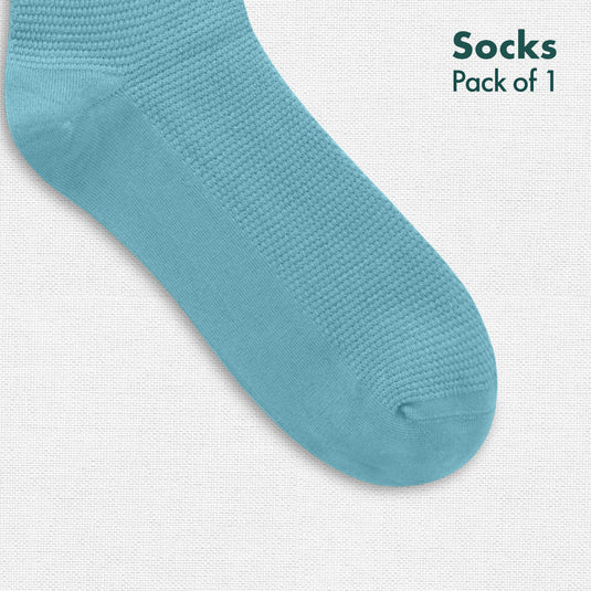 Minty Fresh! Unisex Socks, 100% Organic Cotton, Crew Length, Pack of 1