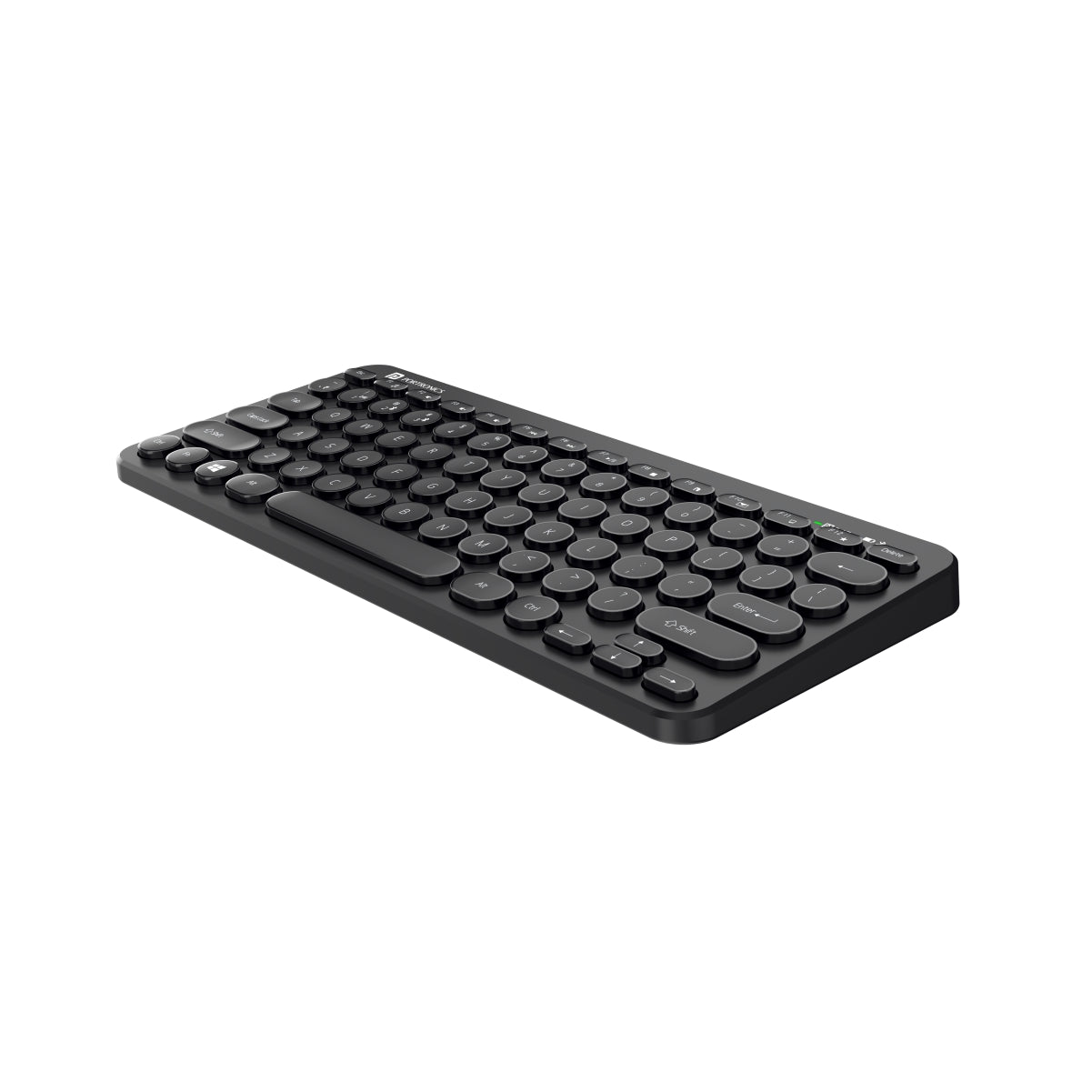 Black Portronics Bubble laptop Wireless keyboard