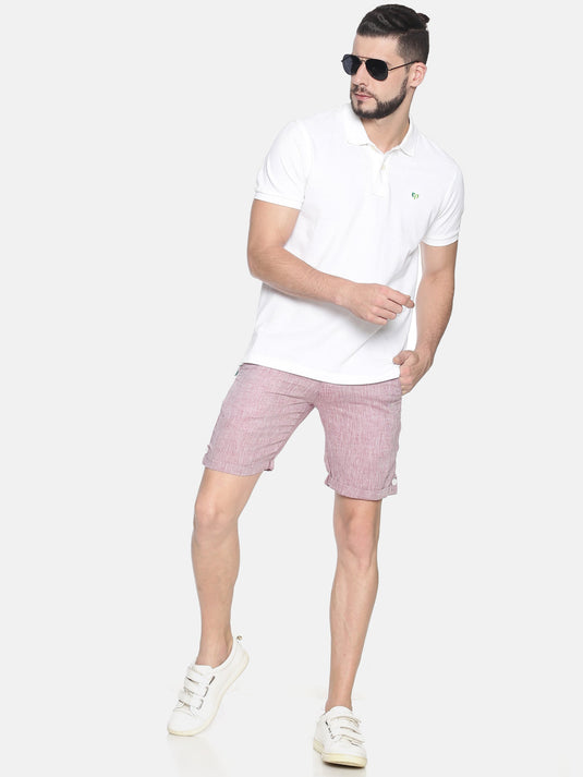 maroon shorts with pocket