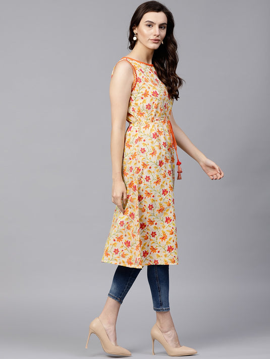 Pannkh Women's Paisly Printed Kurta