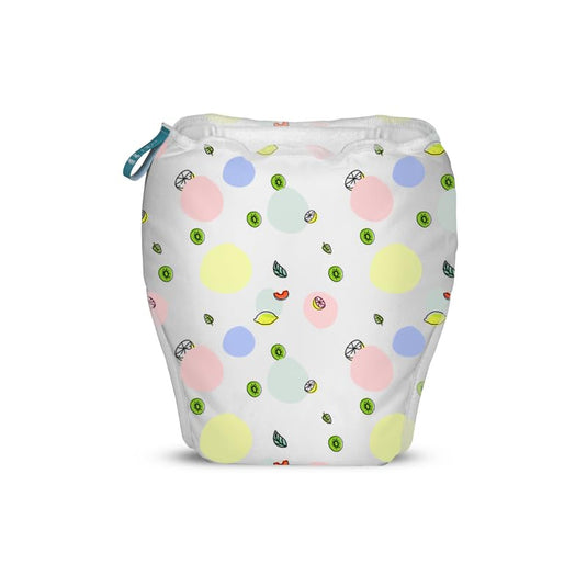 Bumberry New & Improved Smart Nappy For New Born Baby (LXL |10-18 months) FruityLime| Holds Upto 3Pees With Extra Absorbtion & 100% Leak Protection All in One Cloth Diaper For JustBorns - TRY ME PACK