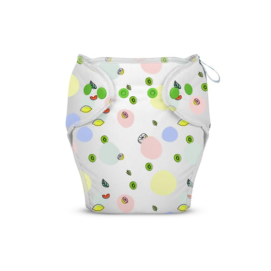 Bumberry New & Improved Smart Nappy For New Born Baby (LXL |10-18 months) FruityLime| Holds Upto 3Pees With Extra Absorbtion & 100% Leak Protection All in One Cloth Diaper For JustBorns - TRY ME PACK