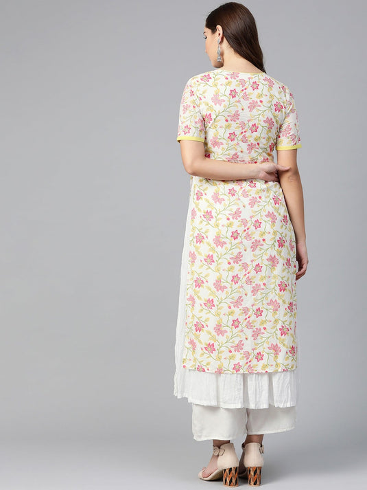 Floral Layered Kurta