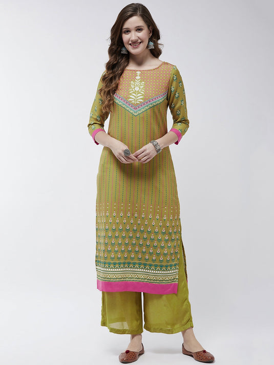 Jaipur Haat V-Shape Placement Kurta