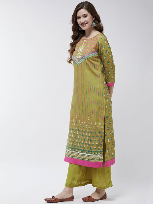 Jaipur Haat V-Shape Placement Kurta