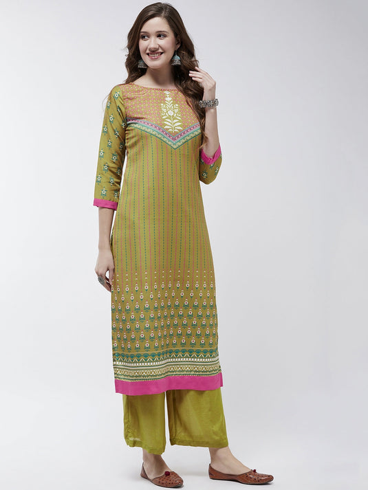 Jaipur Haat V-Shape Placement Kurta