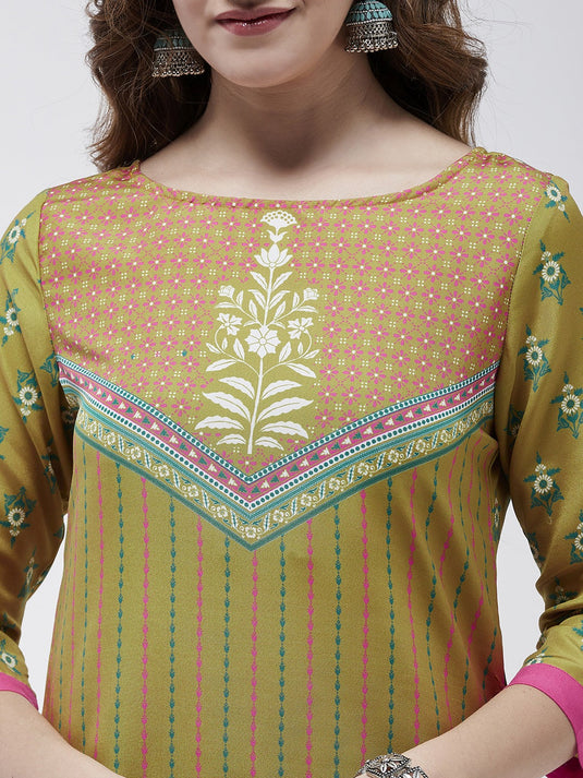 Jaipur Haat V-Shape Placement Kurta