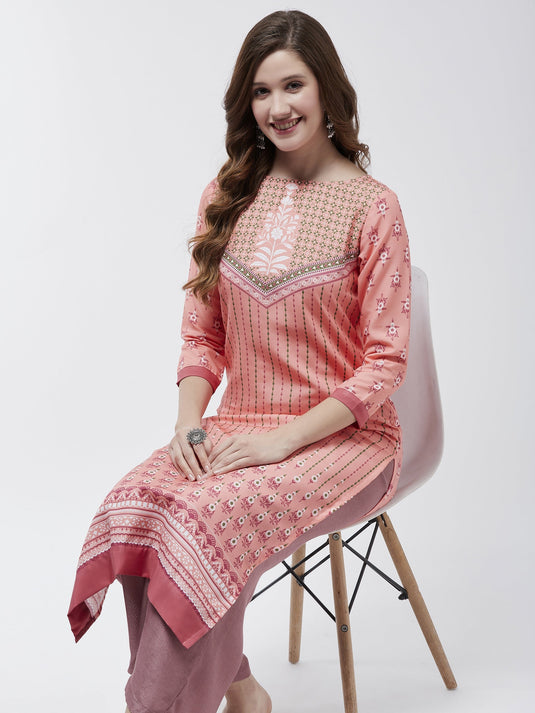 Jaipur Haat V-Shape Placement Kurta