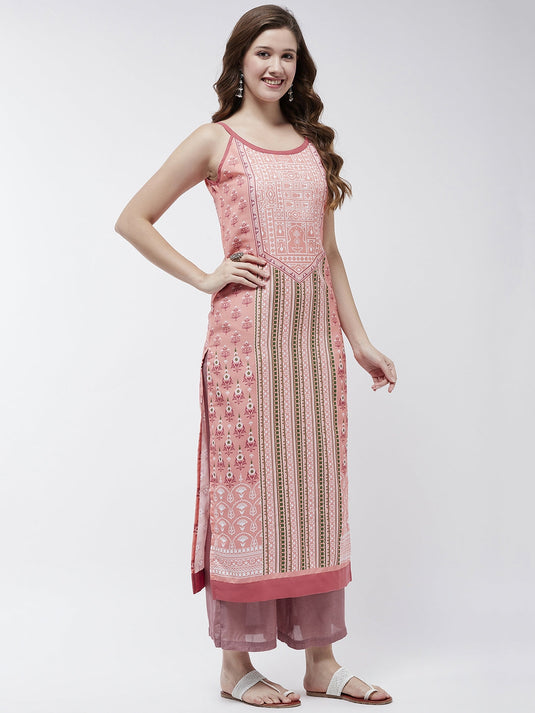 Jaipur Haat Strappy Placement Kurta