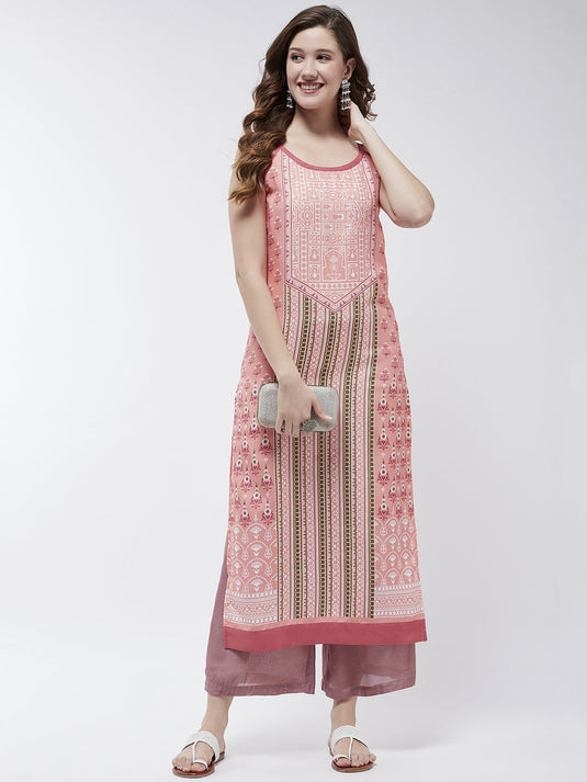 Jaipur Haat Strappy Placement Kurta