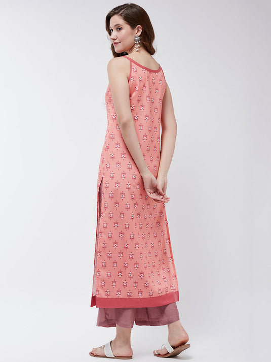 Jaipur Haat Strappy Placement Kurta