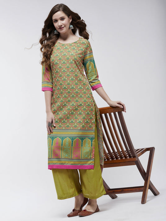 Jaipur Haat Placement Allover Kurta