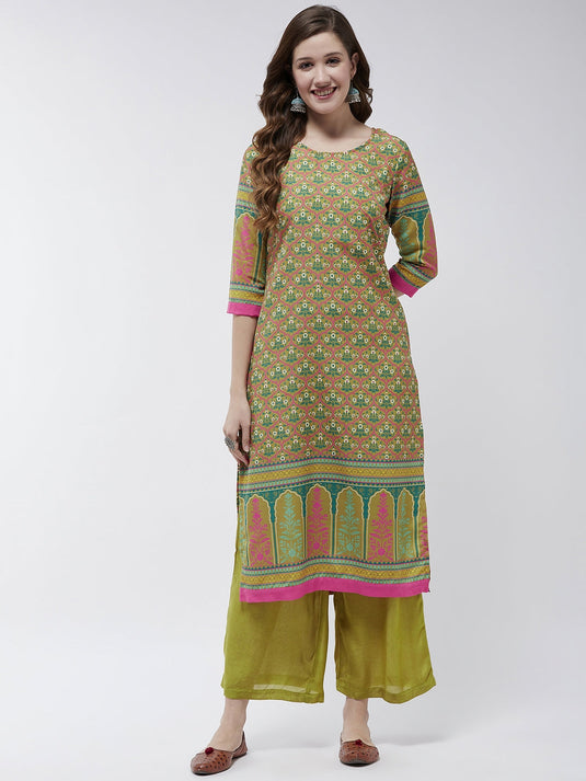 Jaipur Haat Placement Allover Kurta