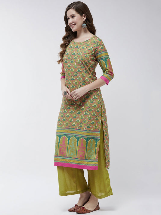 Jaipur Haat Placement Allover Kurta