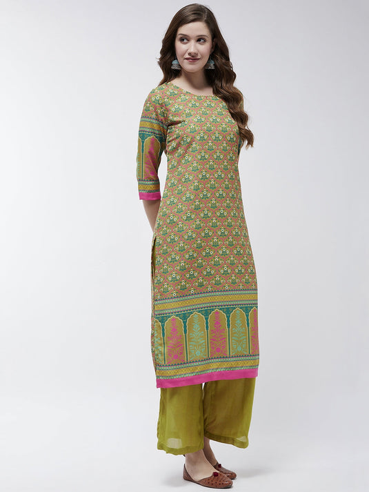 Jaipur Haat Placement Allover Kurta