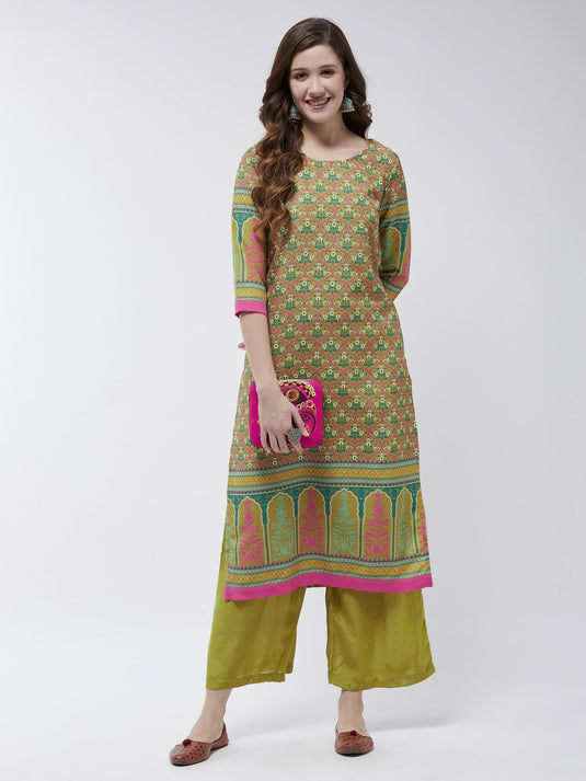 Jaipur Haat Placement Allover Kurta