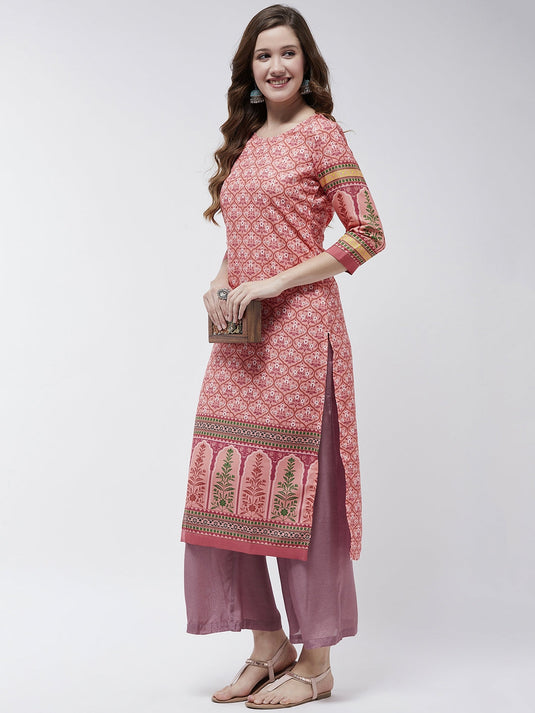 Jaipur Haat Placement Allover Kurta