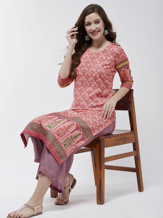 Jaipur Haat Placement Allover Kurta