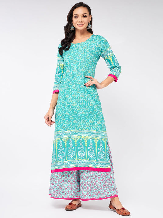 Jaipur Haat Placement Allover Kurta