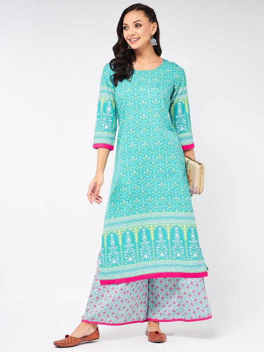 Jaipur Haat Placement Allover Kurta