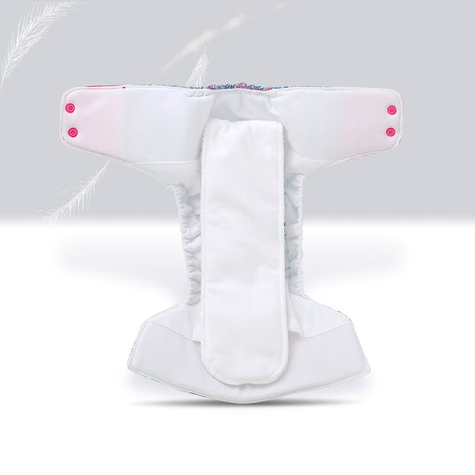 Advanced Pocket Diaper 2.0 Combo (13-36 Months) 3 Piece Pack with 3 wet-free inserts (Splatter, Fuzzy Fox, Catscape)