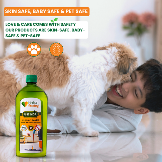 Herbal Floor Cleaner & Insect Repellent | Product Size: 500 ml, 1Ltr, 2Ltrs & 5Ltrs