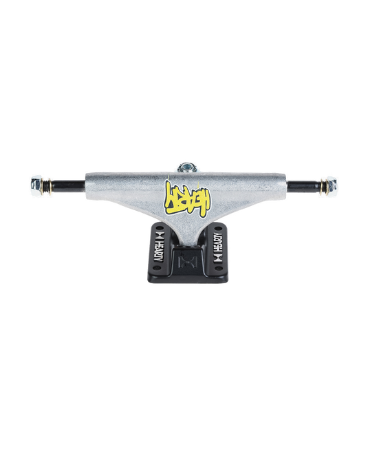 Hearty Skateboard Trucks- TorvX SERIES-  Raw/Black