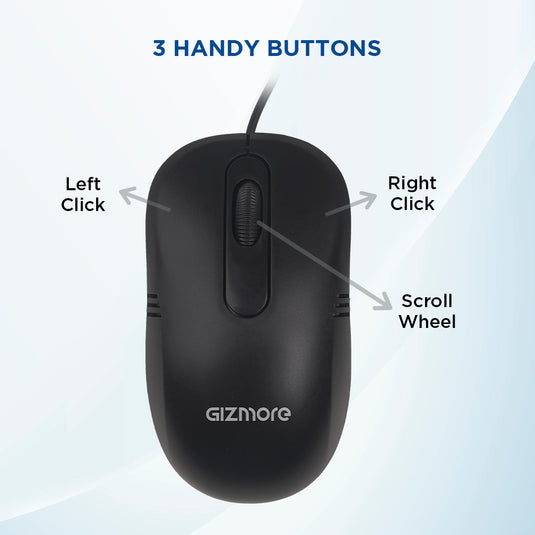 GIZMORE M001 USB Wired Optical Mouse